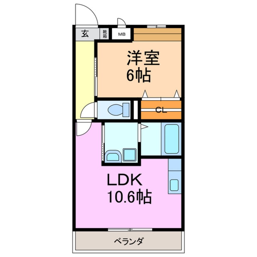 間取図 プランドールⅢ