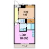プランドールⅢ 1LDKの間取り