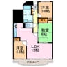 エクセリーヌ有松 3LDKの間取り