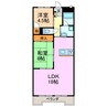 横吹小菅ビル 2LDKの間取り