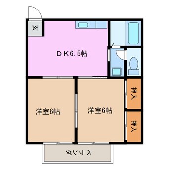 間取図 ヒルズ鳴海Ａ