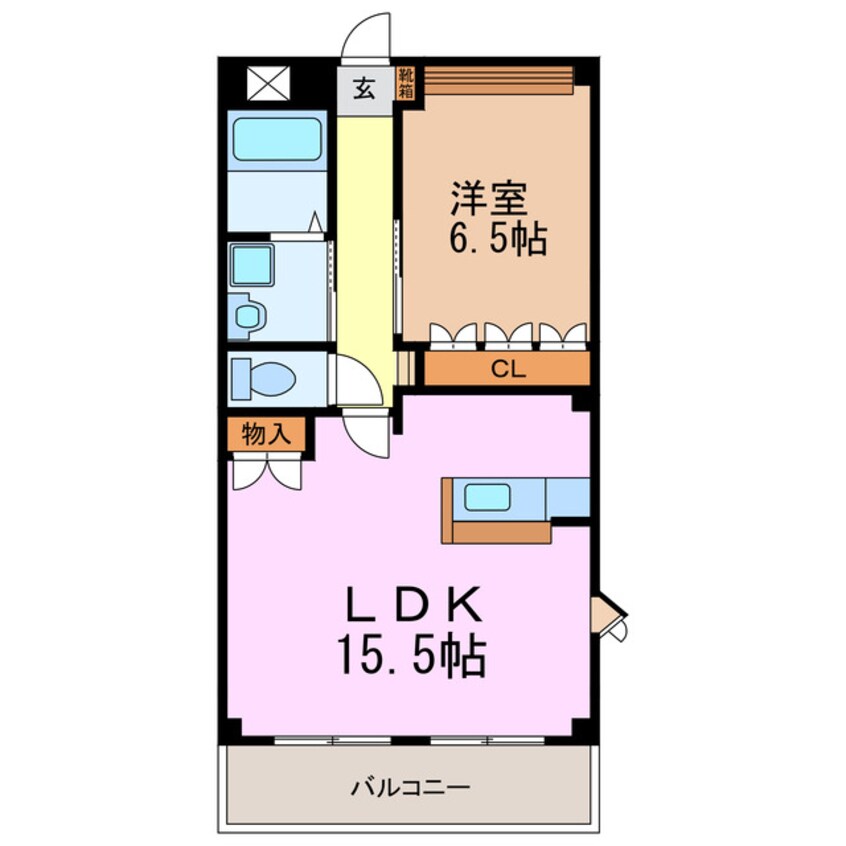 間取図 アイリス大鐘