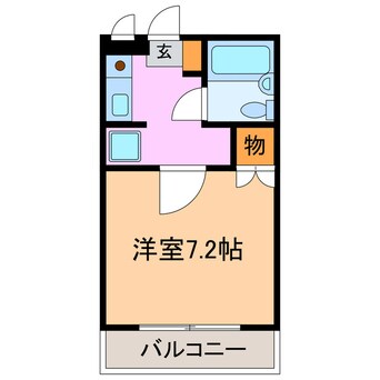間取図 ハイツ香蘭