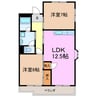 近藤ハイツ 2LDKの間取り