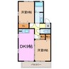 サクセス岩崎台Ｂ 2DKの間取り
