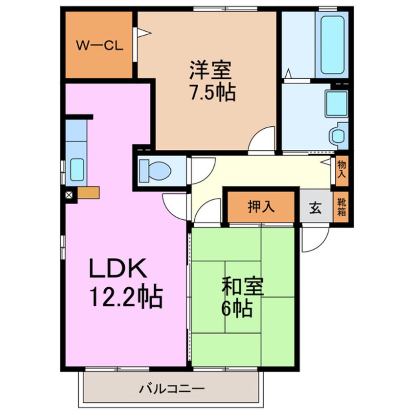 間取図 ロイヤルコートB