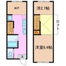 メゾンサニーヒル 1SKの間取り