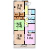 ウェンディＡ 3DKの間取り