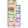 ウェンディＡ 3DKの間取り