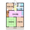 スカイメゾン大高 B棟 C棟 3DKの間取り