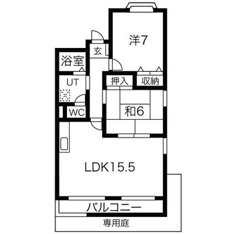 間取図 ベルズ有松Ｂ