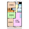 フローラ相川 3LDKの間取り