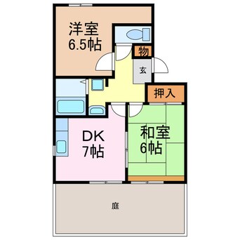 間取図 レールサイド久雅