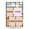 千鳥マンション 3DKの間取り