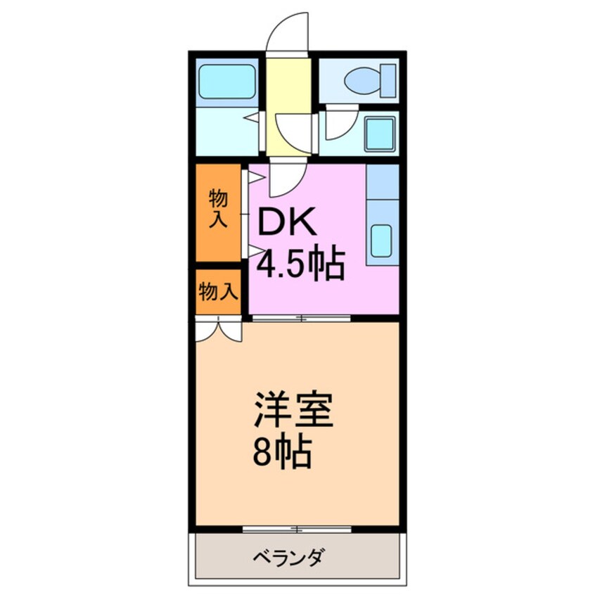 間取図 エルシャトー緑