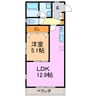 アーバネックス鳴海が丘 1LDKの間取り