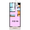 ルミネメゾン 1Rの間取り