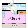 サンシャイン有松 1Rの間取り
