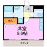 サンシャイン有松 1Rの間取り