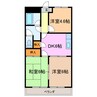 エスポワール滝の水 3DKの間取り