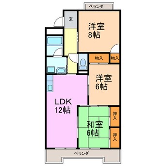 間取図 第２全並ビル