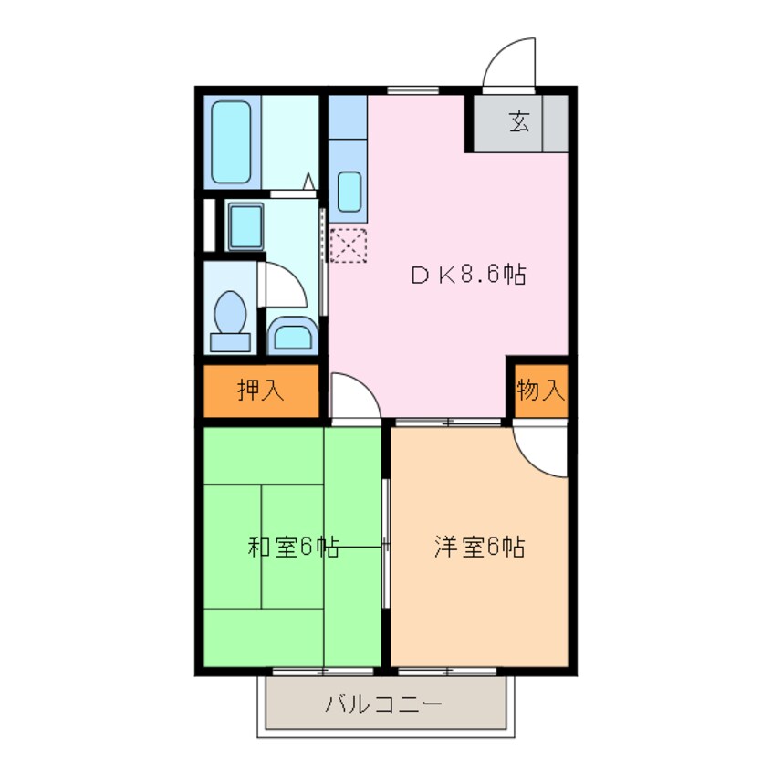 間取図 グリーンシティ浅田