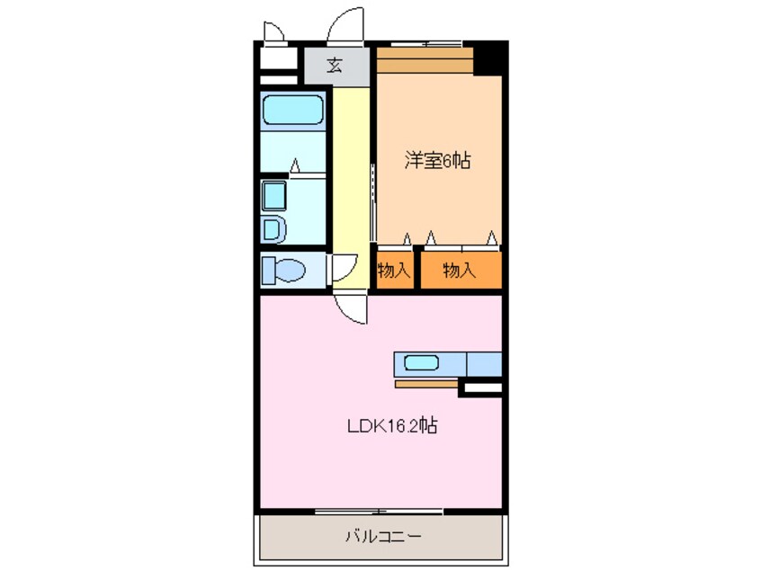 間取図 サウスヒルズ緑Ｃ