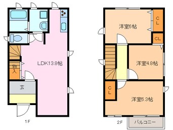 間取図 プライムアセット水広下