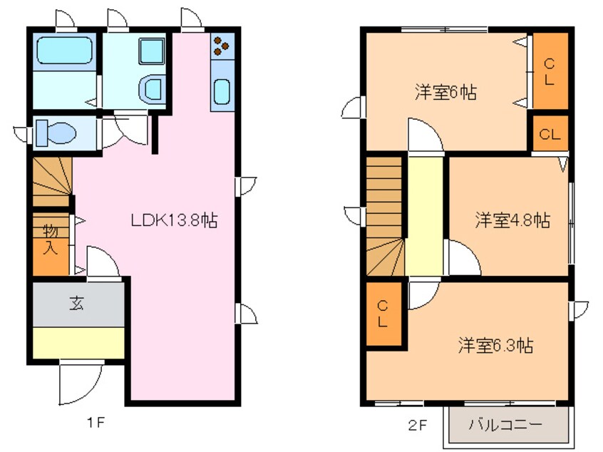 間取図 プライムアセット水広下