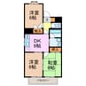 ほら貝ビレッジ 3DKの間取り