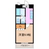 フォートレス・Ｔ 1Kの間取り