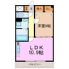 ケイズマンション赤池 1LDKの間取り