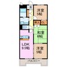 エポック三丁山 3DKの間取り