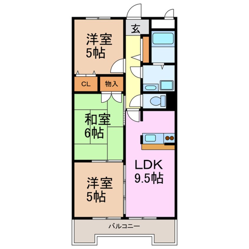 間取図 エポック三丁山