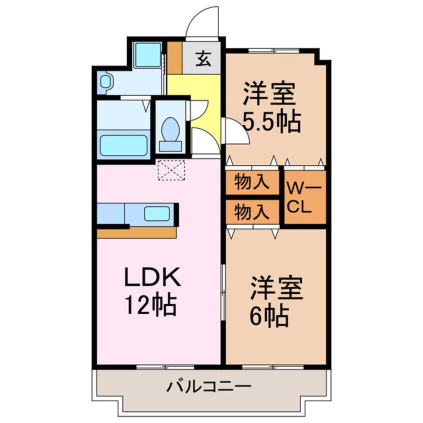 間取図 ヴィラ・ヴェール