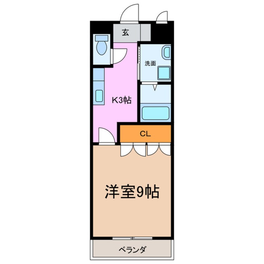 間取図 グローリエ・Ｎ