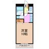 ウェンディＢ 1Kの間取り