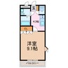 フィオーレＴＭ 1Kの間取り