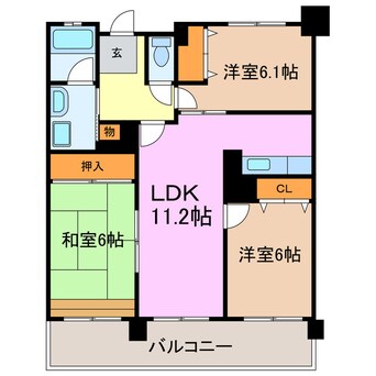 間取図 セントラル滝ノ水