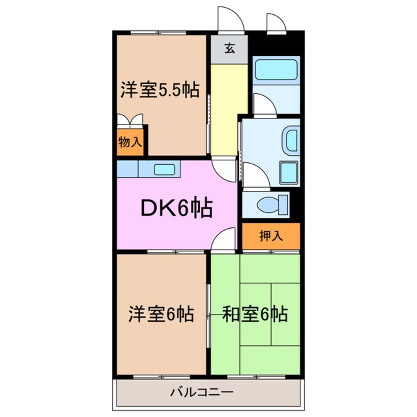 間取図 リバーサイド桶狭間