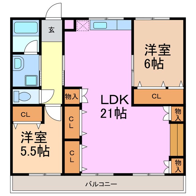 間取り図 グレイスヒルカジノ