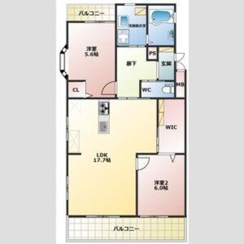間取図 グレイスヒルカジノ