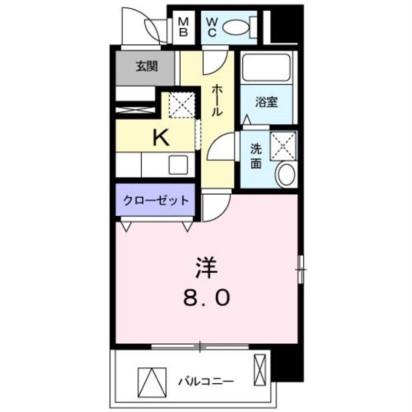 間取図 ヴェルデ鳴海