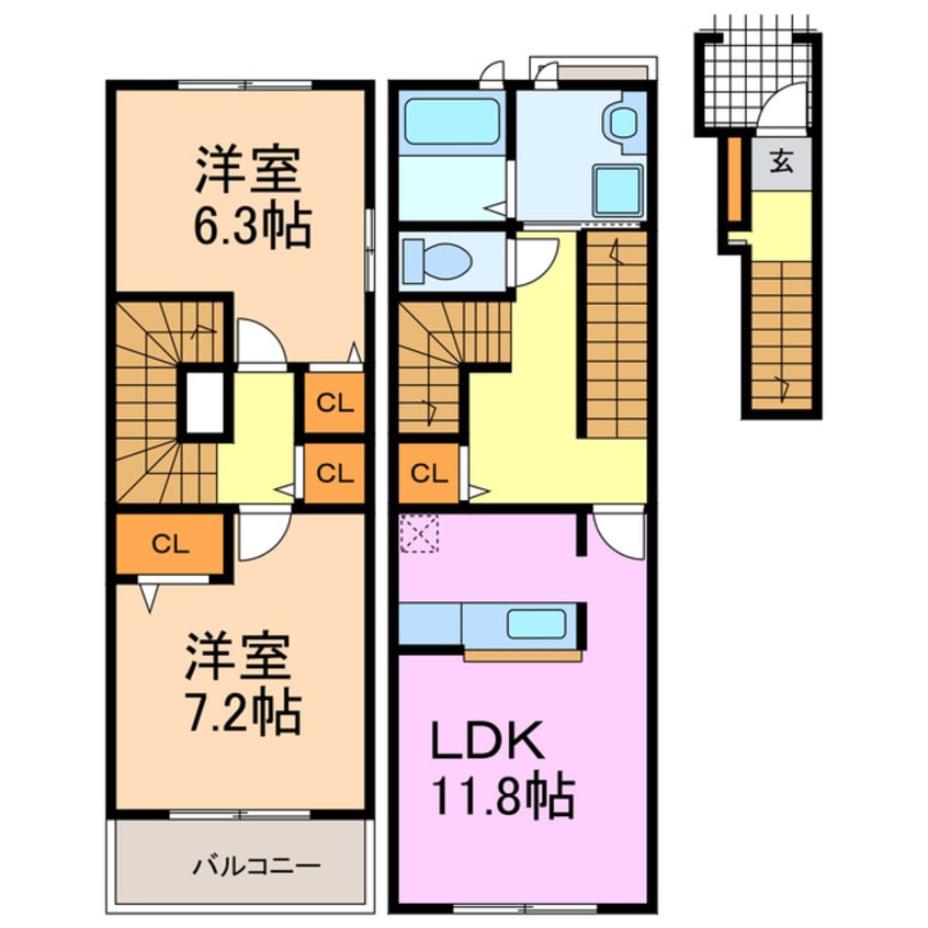 間取図 スカイ エアリー