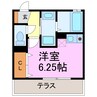 コスモ 1Rの間取り