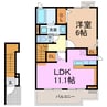 東海道本線/大高駅 バス:4分:停歩5分 2階 築15年 1LDKの間取り