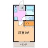 コーポ五葉 1Kの間取り