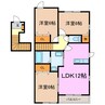 サンライズⅦ 3LDKの間取り