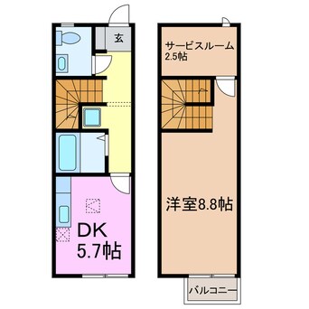 間取図 セントラルガーデン A