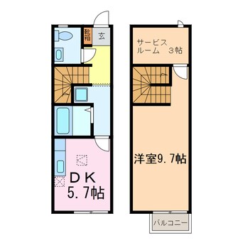 間取図 セントラルガーデン A